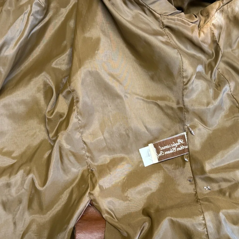 Vintage The Leather Shop (Sears) Leather Western Cut Jacket
